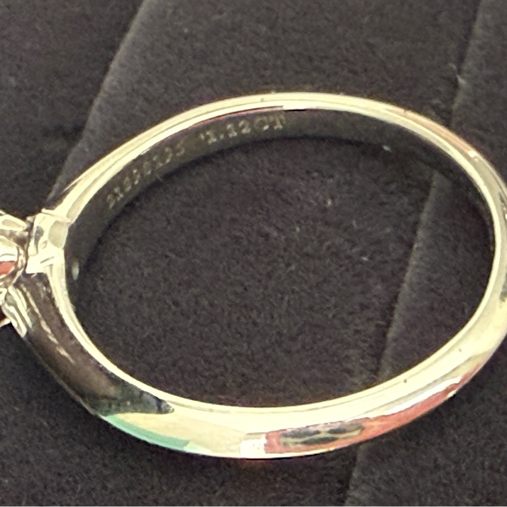 Tiffany & Co. Silver Ring with Sparkling Gemstone - Picture 9 of 13